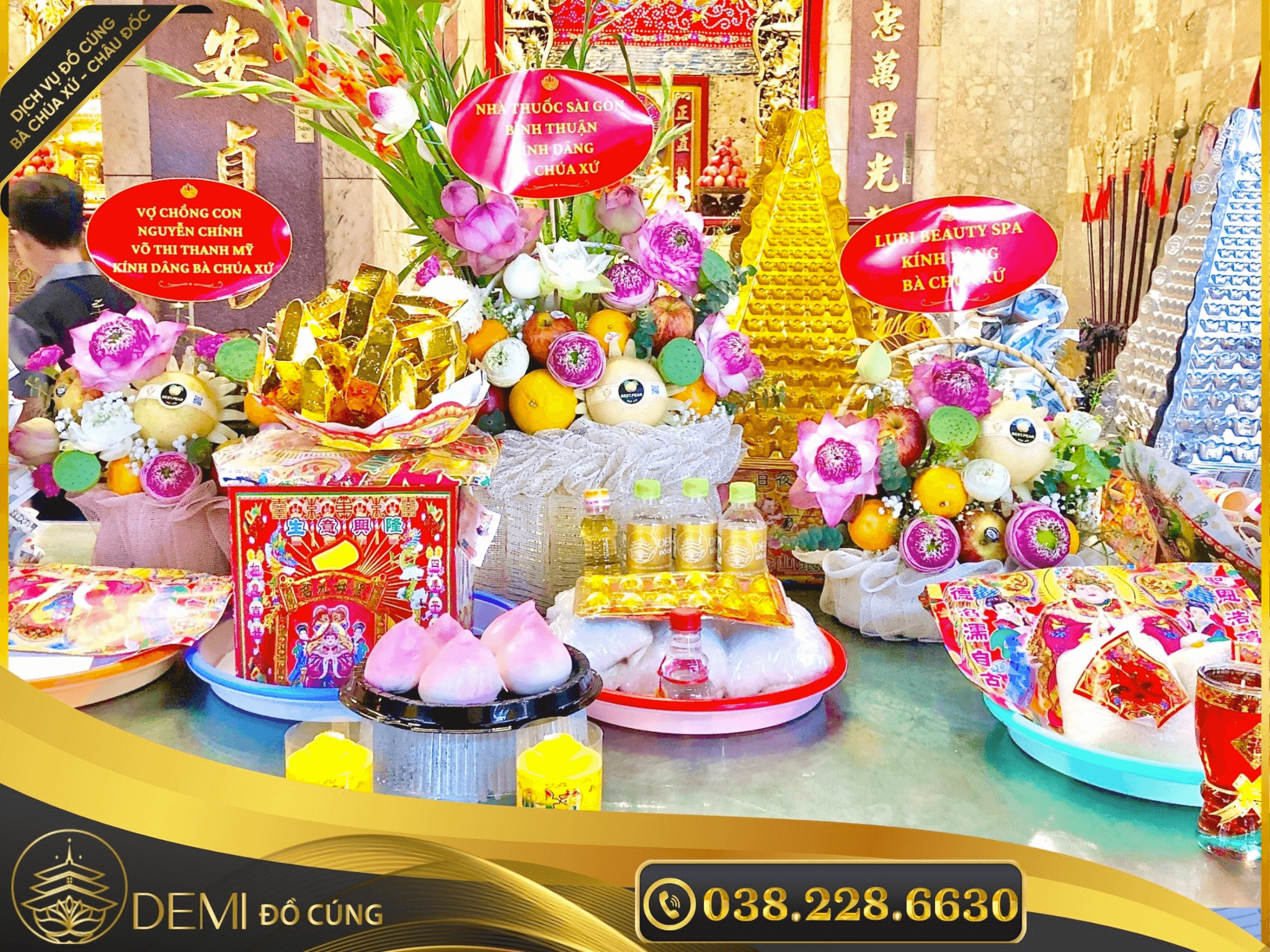trái cây cúng bà chúa xứ