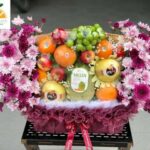 GIỎ TRÁI CÂY - TONE TÍM