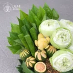 ĐẾ LÁ CHUỐI TRẦU CAU HOA SEN