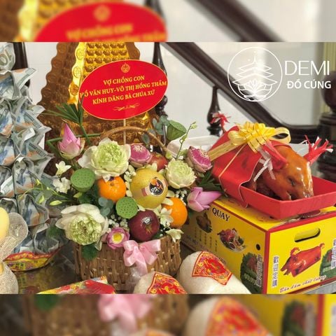 GIỎ MÂY TRÁI CÂY