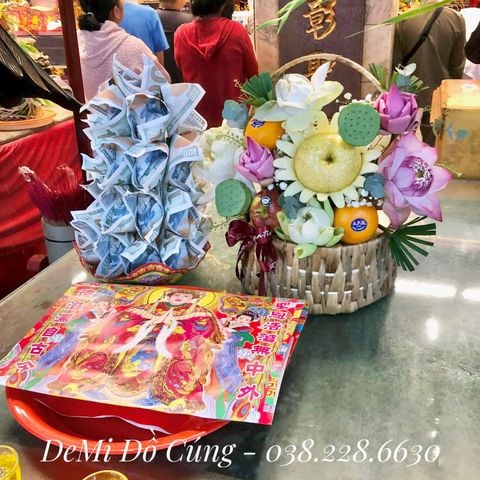 GIỎ MÂY TRÁI CÂY