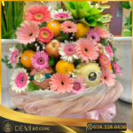 GIỎ TRÁI CÂY - TONE HỒNG