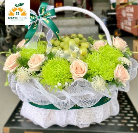 GIỎ NHO NHẬP KHẨU MỪNG KHAI TRƯƠNG