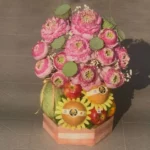 Khay Lục Giác Hoa Sen