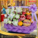 GIỎ TRÁI CÂY TÍM